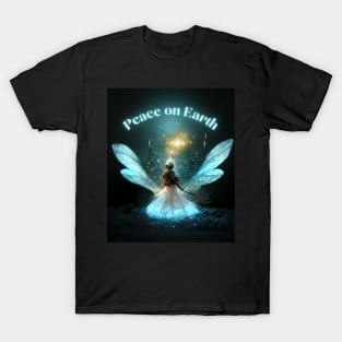 Christmas Peace - Holy Angel on Xmas Evening T-Shirt